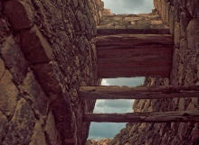 Inside Chichen Itza Observatory