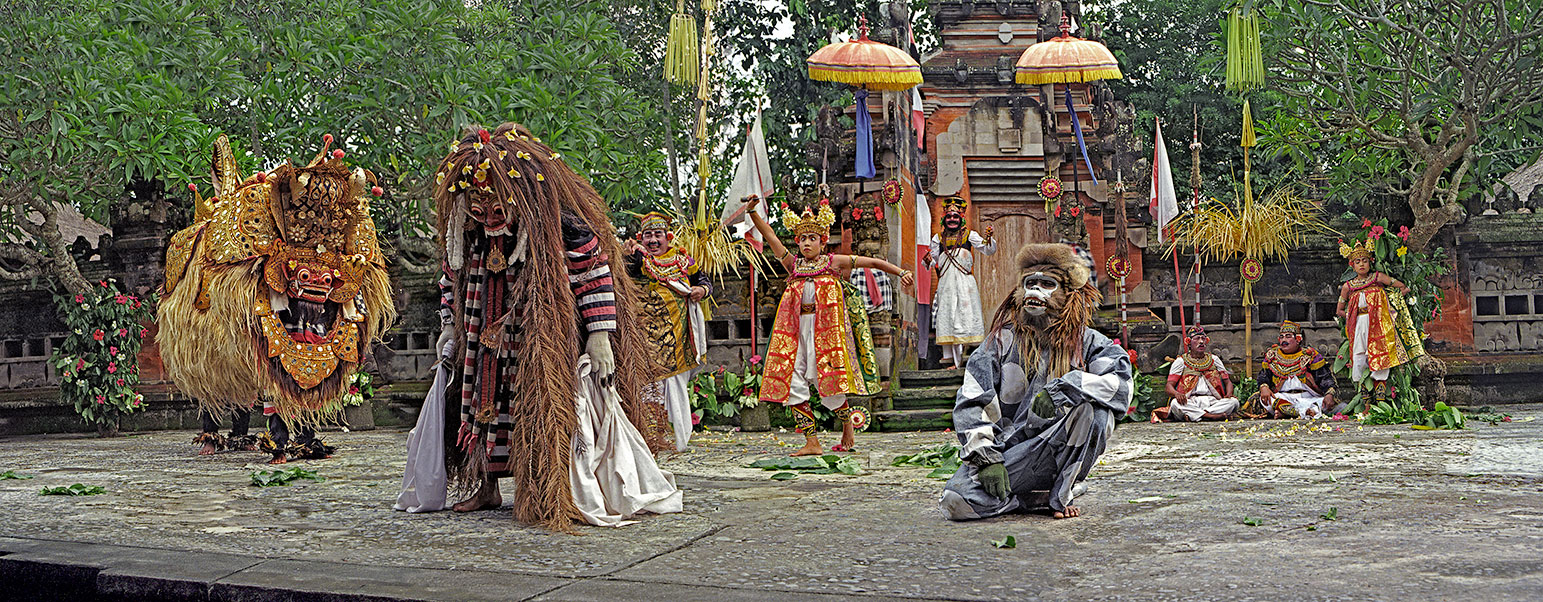 Barong, Rangda and Hanuman