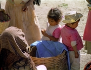 Kids in the Zachila Market, Oaxaca